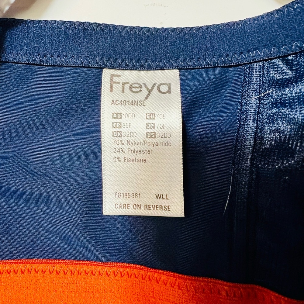 Freya Curvy Women's Navy Sports Bra - Picture 6 of 6